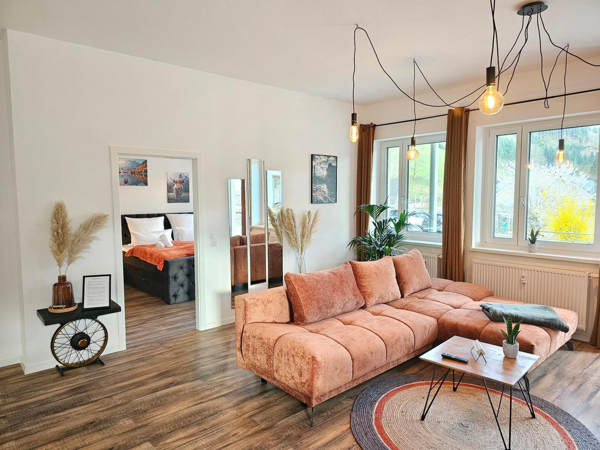 Design-Apartment I Black Forest I Boxspring I Nespresso I Spielplatz オーバーハルマースバッハ エクステリア 写真