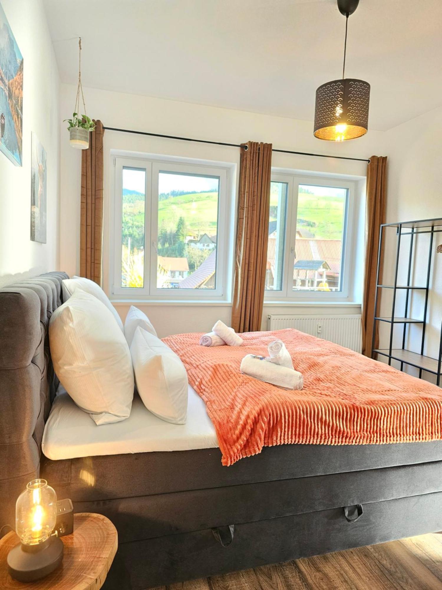 Design-Apartment I Black Forest I Boxspring I Nespresso I Spielplatz オーバーハルマースバッハ エクステリア 写真